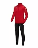 JAKO Unisex Kinder Trainingsanzug Polyester Classico, Rot, 140