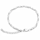 AMAVI® Fußkettchen Damen Silber – Fussketten für Frauen Nickelfrei & Hautverträglich, elegante Fußkette Damen Anklet (Fusskette) – Fußkettchen für Damen als Schmuck Geschenk