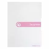 herlitz Zeugnismappe easy orga to go Sichtbuch A4 weiß pink