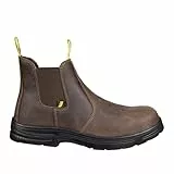 SAFETY JOGGER Sicherheitsschuhe Herren und Damen S3 - JACKMAN - Arbeitsschuhe Wasserdicht, Bequeme, Rutschfeste Schuhe Männer, Stahlkappenschuhe Hoch, Sicherheitsstiefel EU 44, Braun