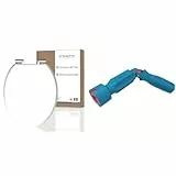 SCHÜTTE WC-Sitz mit Absenkautomatik aus Holz | Toilettendeckel aus MDF | Holzkern Toilettensitz mit Klodeckel | Weiß & Rela Innovativ WC-Sitz-Montageschlüssel