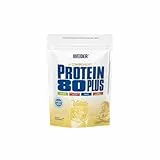 Weider - Protein 80 Plus - 4-Komponenten Protein Pulver - Hoher Proteingehalt mit 80% Eiweiß - Cremige Shakes mit Calcium & Vitamin B6 - 500g - Vanille