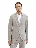 TOM TAILOR Herren Sakko aus Leinen, 34607 - Smokey Olive Green Chambray, 50