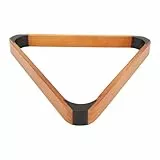 Alomejor Schwarzer Kiefernholz Billard Ball Dreieck Rack - 57,2 Mm Rackkompatibel f¨¹r House Bar Game Room - Dekorative Tischdreieck f¨¹r Englische Schicke