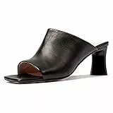 L37 HANDMADE SHOES Damen You Want This Heeled Sandal, Schwarz, 40 EU