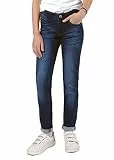 Staccato Mädchen Skinny Jeans Slim Fit - elastisch, weitenverstellbarer Bund, 5-Pocket-Style - Farben: Grau, Blau, Dunkelblau, Größen: 92-176 (as3, Numeric, Numeric_146, Slim, Dark Blue Denim)