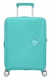 American Tourister Soundbox - Spinner S Erweiterbar Handgepäck, 55 cm, 35.5/41 L, Blau (Poolside Blue)