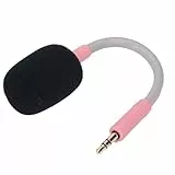 VBESTLIFE Mikrofon-Ersatz für Barracuda X, Gaming-Headset, 3,5 Mm Abnehmbares, Biegsames Boom-Mikrofon mit Schaumstoff (PIN K)