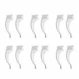 WINOMO 20 Paar weiche Silikon-Brillen-Anti-Rutsch-Ohr-Pads (Transparent)