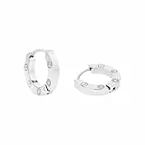 JOOP! Creolen Damen Ohrschmuck, Silber, Kommt in Schmuck Geschenk Box