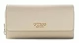 GUESS Geldbörse Brooke Clutch Organizer Cream White Creme