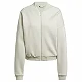 adidas Women's Essentials Contemporary Logo Bomber Jacket, Wonder Alumina, M