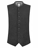 Stockerpoint Herren Trachtenweste Devito | Größen 44-60 | Traditionelle & hochwertige Weste mit verstellbarem Riegel I Perfekt für Trachten & Festlichkeiten