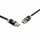 OEHLBACH Easy Connect HS 150 - High Speed Ethernet HDMI KABEL - 4k Ultra HD 50/60Hz, 2160p, HDR, 3D, 18Gbit/s - OFC - 2,5m schwarz