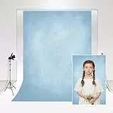 Kate Fotografie Hintergrund Baby Blau 1,5x2,2m/5x7ft Weiche Baby fotografische Hintergrund Decke/Matte für die Fotografie kann Babys Haut Portrait Shooting Photo Booth berühren