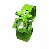 Keenso Kinderarmbanduhren, Cartoon-Design, Leichte, Robuste Kinderuhr, Spielzeug für und Mädchen (Krokodil)