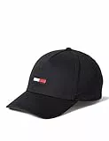 Tommy Jeans Unisex Cap TJU Flag Basecap, Schwarz (Black), Einheitsgröße