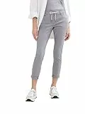 TOM TAILOR Damen Tapered Relaxed Hosemit Kordelzug , Explicit Grey, 36/28