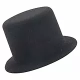 Gadpiparty Mini Gerade Zylinderhut 9 Cm Schwarz - Vielseitige Dekoration FüR Puppen Haustiere Und Diy Projekte