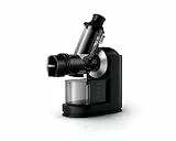 Philips Domestic Appliances HR1889/70 Slow Juicer, Entsafter für kaltes Pressen & maximale Nährstoffextraktion Schwarz