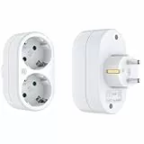 Steckdose, Doppelstecker für Steckdose, Steckdosenadapter
