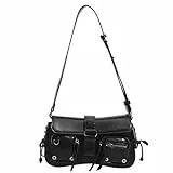 tuwiwol Leichte und geräumige Umhängetasche für Reisende, PU Unterarm Umhängetaschen, Handtaschen, Handtaschen, Tragetaschen, Geldbörsen