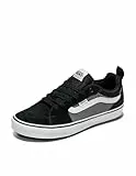 Vans Herren Filmore Sneaker, Suede Canvas Black Pewter, 43 EU