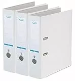 Elba Ordner A4, smart Pro, 8 cm breit, Kunststoff außen, weiss, 3 Stück