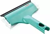 Leifheit Fensterwischer Window und Frame Cleaner S Wischbreite 21 cm, mit Rundum-Bezug, Fensterreiniger mit Abziehlippe und beweglichem Gelenk, Abzieher für Fenster und Fensterrahmen, mit Click-System
