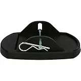 cartrend Stützplatten mit Metallbolzen, geeignet für alle gängigen Wohnwagen-Modelle, Camping-Zubehör, 4 Stück (LxWxH): 180 mm * 140 mm * 45 mm