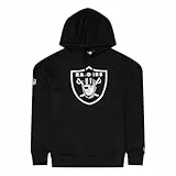 New Era Herren Kapuzenpullover Oakland Raiders Herren Hoodie, Black, XL
