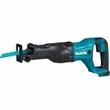Makita DJR186 Z 18 V Li-ion Akku Recipro Säbelsäge Solo - nur das Gerät ohne Zubehör, ohne Akku, ohne Ladegerät, Blau, Silber, 1