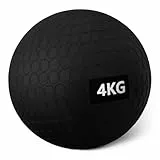 Amazon Basics – Slam-Medizinball für Übungen, 4 kg, Schwarz