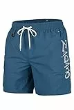 Zagano Adam Lipski Badehose Herren Schwimmhose Herren Badeshorts Herren, 5126 Badehose Herren lang blau Blue, Gr. L