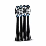 Silk'n Ersatzbürstenköpfe, Familienpackung, 4 Stück, schwarz, medium für SonicYou und SonicSmilePLUS