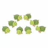 TOYANDONA 10 Stück Kleine Schildkröten Figuren Miniatur Deko für Garten Bonsai Terrarium Leichte Statuen für Mikro landschaften Pflanzen Blumentopf Schmuck Vielseitig Einsetzbar