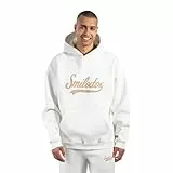 SMILODOX Hoodie Herren Lorik, Kapuzenpullover mit großem Frontprint auf der Brust, weichem und flauschigem Stoff, Kängurutasche Pulli, sportliches Sweatshirt für Alltag, Freizeit und Streetstyle