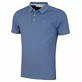 Calvin Klein Herren North Coast Poloshirt - Jeans-Blau - XL