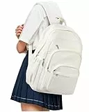 suradar Rucksack Schule, Schulrucksack Teenager Mädchen Jungen, Rucksacks Univcersität, Schulrucksack Damen, Schultasche Mädchen, School Backpack, School Bag Rucksack Beige
