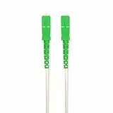 Nedis Glasfaser-Patchkabel - SMF (Single Mode Phase) - SC/APC - SC/APC - 100 Gbps - 2.00m - Weiß - Gift Box mit Euro Lock