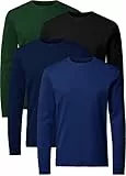 FULL TIME SPORTS Langarm T Shirt Herren 4er Pack FTS-640-WINTER-6-XXL