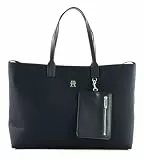 Tommy Hilfiger Schultertasche Iconic Tommy Shopper Space Blue dunkelblau
