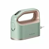 Newbealer Dampfbügeleisen, 1200W Mini Reisebügeleisen für Kleidung, 3 Dampfstufen Steam Iron, 45s Schnelles Aufheizen, Klein und Leicht Bügeleisen für Reise und Urlaub, Grün