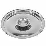 TOPBATHY Edelstahl-Topfdeckel 12 Cm - Universeller Deckel FüR TöPfe Pfannen Und Schalen Fester Halt Ideal FüR Die KüChe Modernes Design