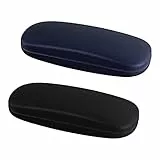 Fanshiontide 2 Stücke Brillenetui Hardcase, Hartschalen Brillenetui Brillenbox für Brillen und Lesebrille, Geeignet für Damen, Herren, Kinder