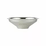 KILNER EASY FILL Edelstahl Trichter | Höhe: 5 cm, Ø 14,5 cm | Trichter Küche zum Umfüllen von größeren, sowie dickflüssige Flüssigkeiten | Mit Spiegelbeschichtung Spülmaschinengeeignet