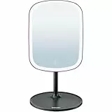 Beurer BS47BF2025 Kosmetikspiegel mit verstellbarem LED-Licht, 1x/5-fache Vergrößerung, drehbar und stabiler Basis für Make-up und Gesichtspflege