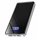 Power Bank,26800mAh Powerbank USB-C 25.5W Große Kapazität Tragbarer Externer HandyAkkus,Taschenlampe,3 in 1 Cable,Akku-Pack für iPhone 17 16 Pro Max 15 14 13 12 Galaxy S25 Edge,für Reisen, Camping
