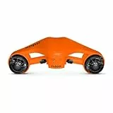 Nilox Acqua Scooter, Unterwasser-Scooter, elektrisch, für Tauchen bis zu 30 m Tiefe, bis zu 35 min Nutzung, 3-Gang-Getriebe, einfach zu transportieren und zu verwenden, Farbe Orange