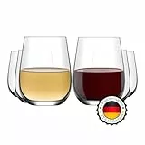 TYA I Longdrinkgläser, Wassergläser Spülmaschinenfest 590ml, 6er Set, BLEI FREI Trinkgläser Groß, Coktailgläser Wasserglas Groß Weingläser Pint Trinkglas Water Glasses Caipirinha Gläser